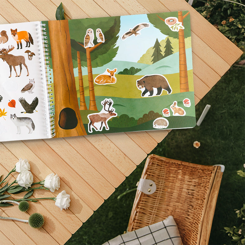 shuThe Sticker Book That Builds Attention Spans – A Hands-On Journey Through Nature