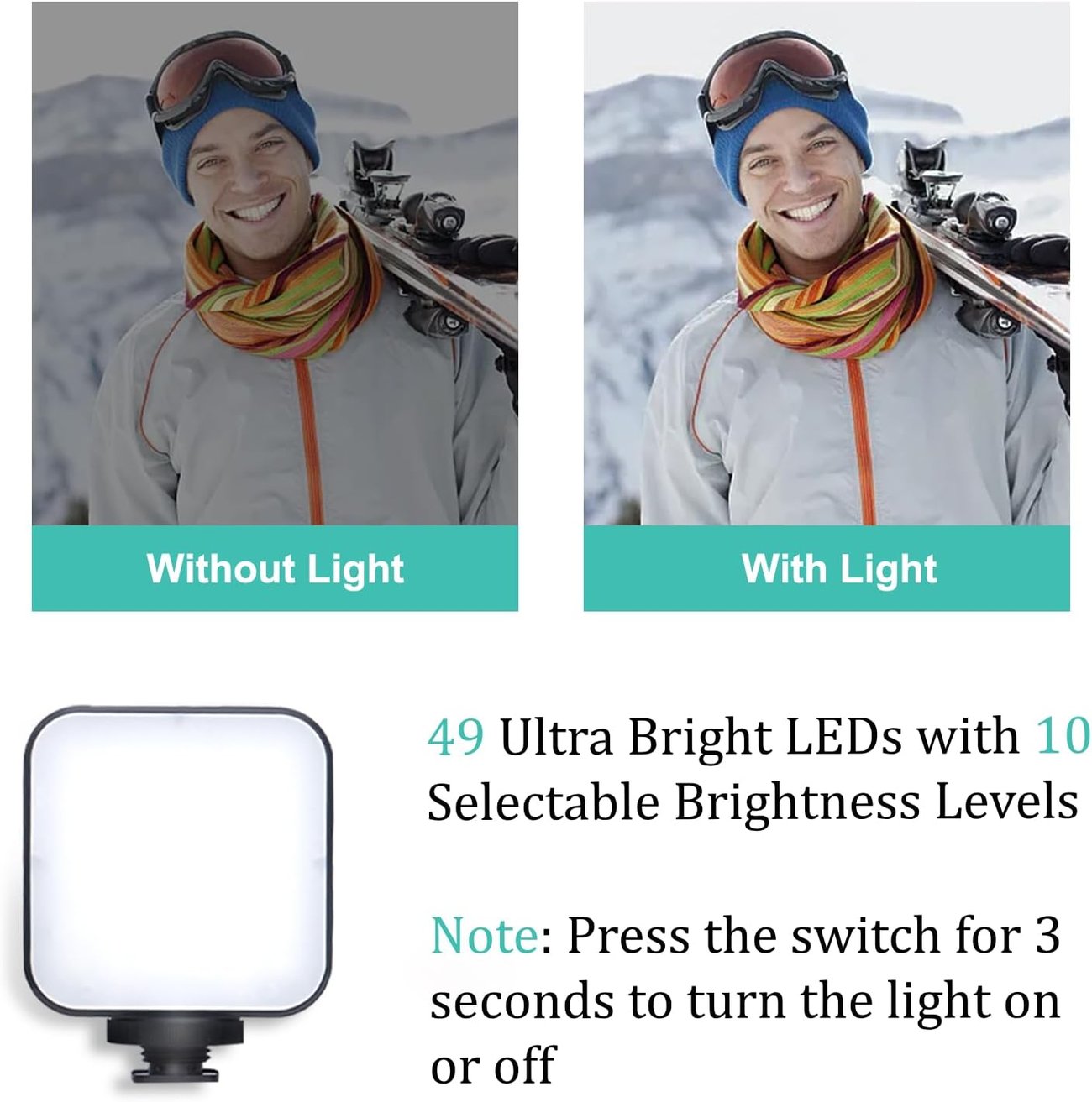 5 in 1 Vlogging Kit with Fill Light Microphone Tripod - 🔥Last Day 50% OFF🔥