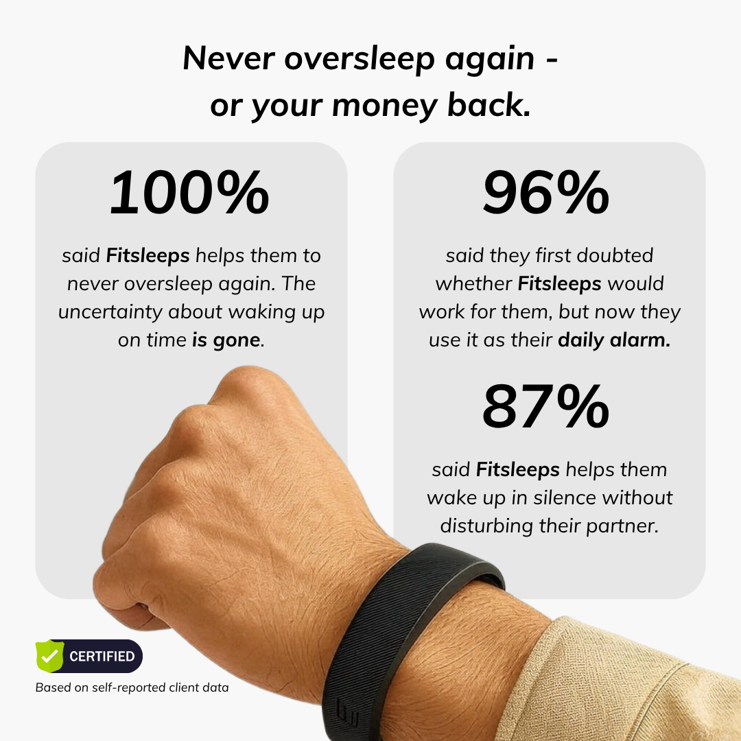 Smart Watch Bracelet With Vibrating Alarm Clock