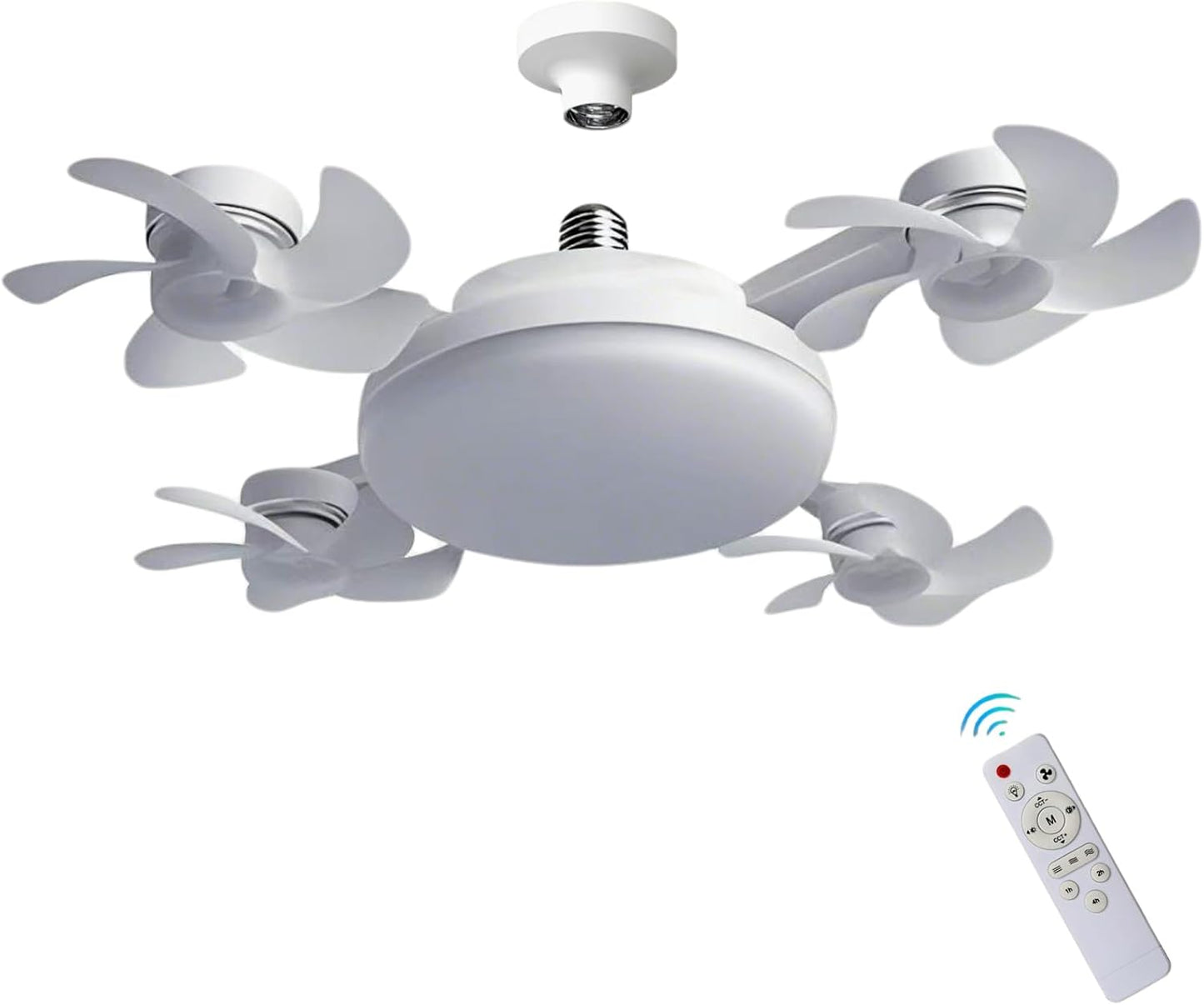 Socket Fan Light with Remote