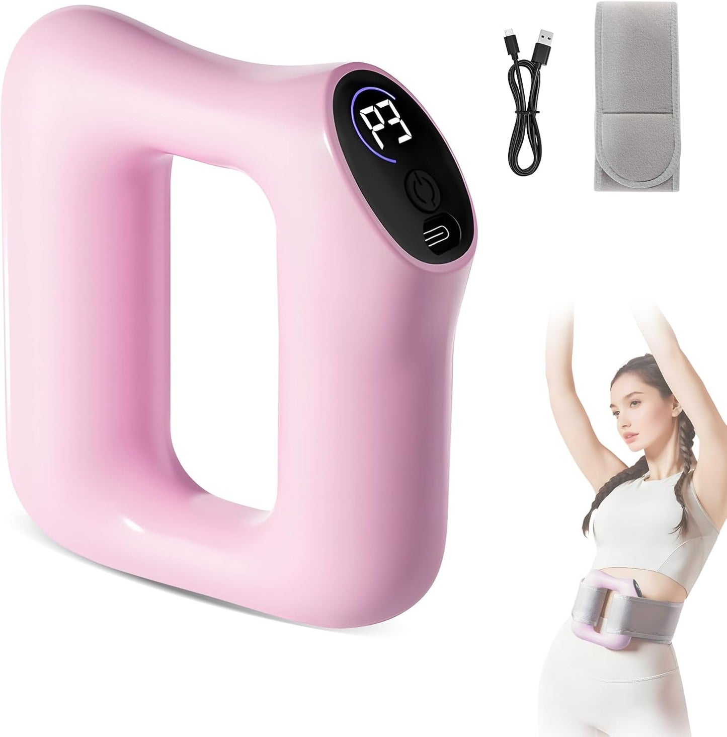 Zaho™ 360° Deep Tissue Fascia Ring: Hands-Free Recovery & Fat-Burning