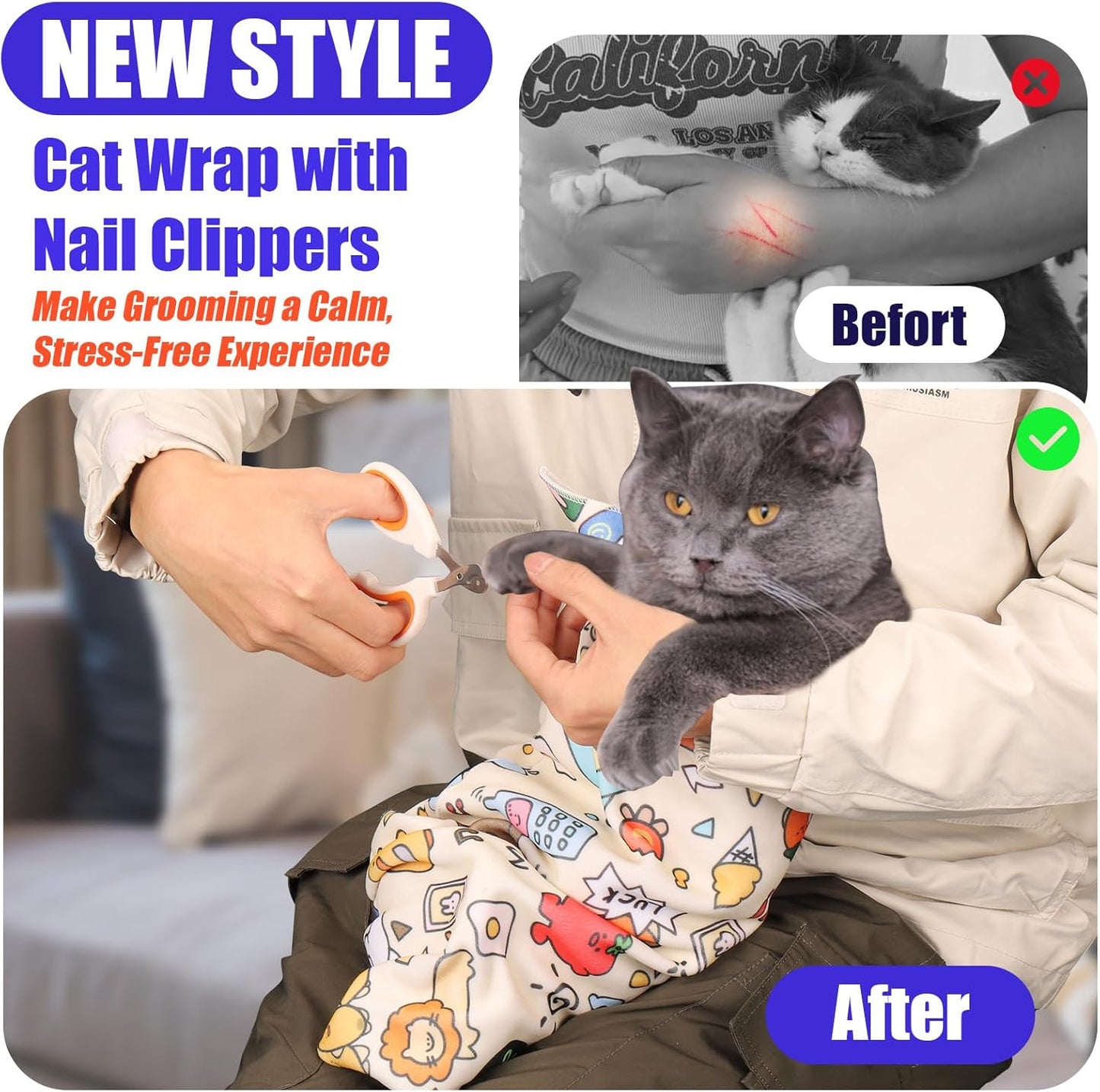Zaho™ Calmcare Cat Wrap