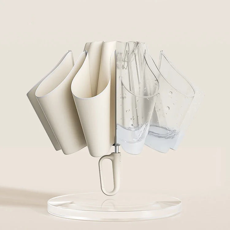 Automatic folding umbrella