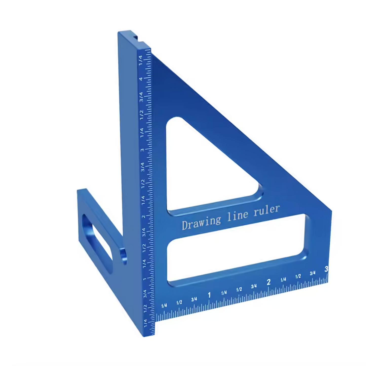 three dimensional multi angle measuring ruler
