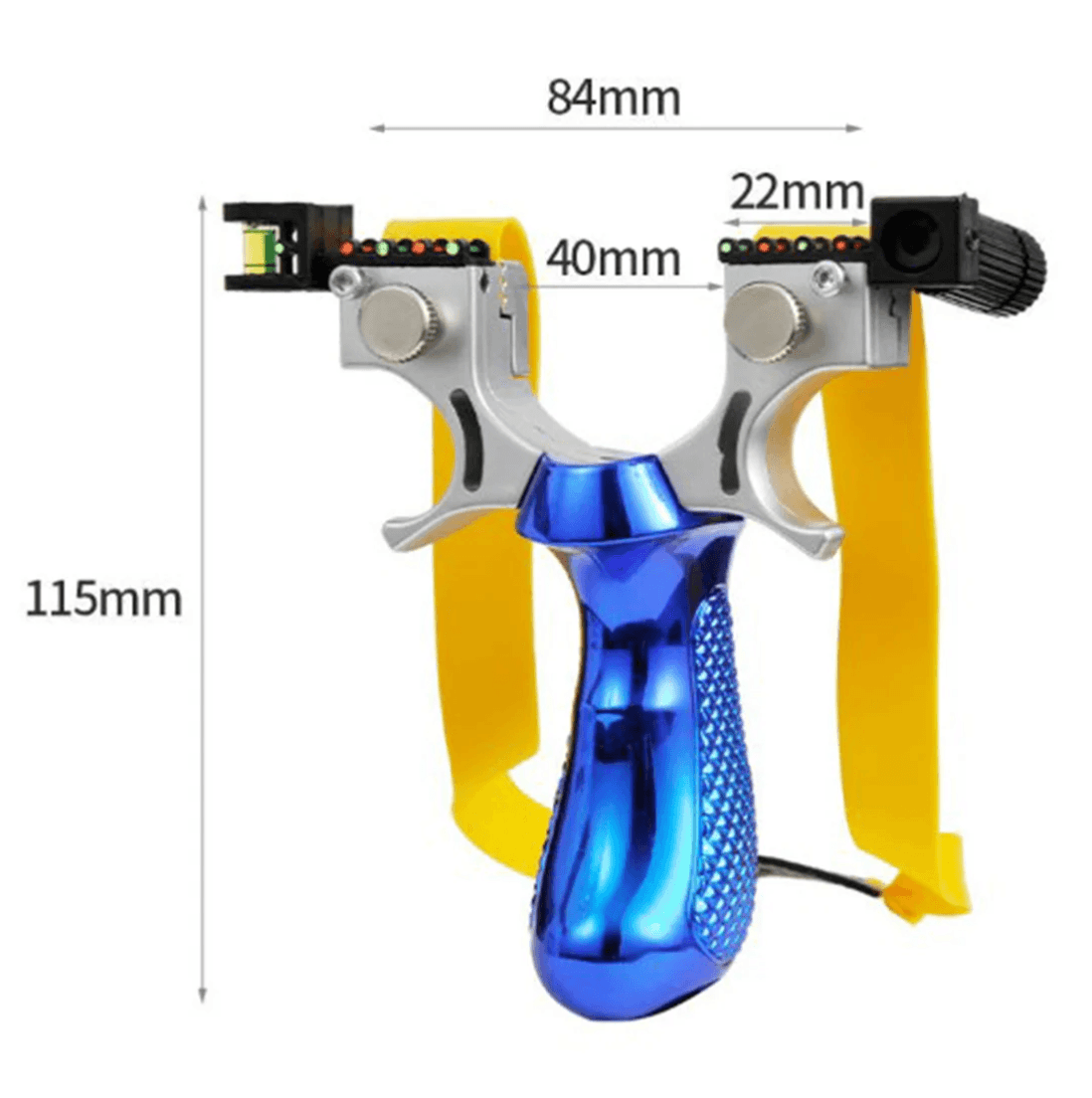 Precision Aiming High Power Laser Slingshot