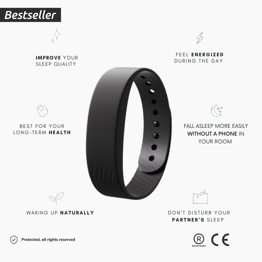 Smart Watch Bracelet With Vibrating Alarm Clock