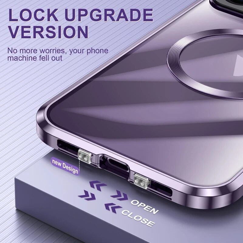 Magnetic Invisible Holder Case Camera Lens Protection Support Magsafe