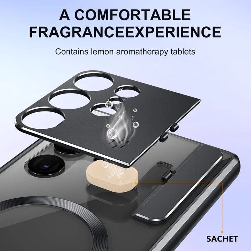 Metal Alloy Wireless Charging Magnetic MagSafe Phone Case For Samsung