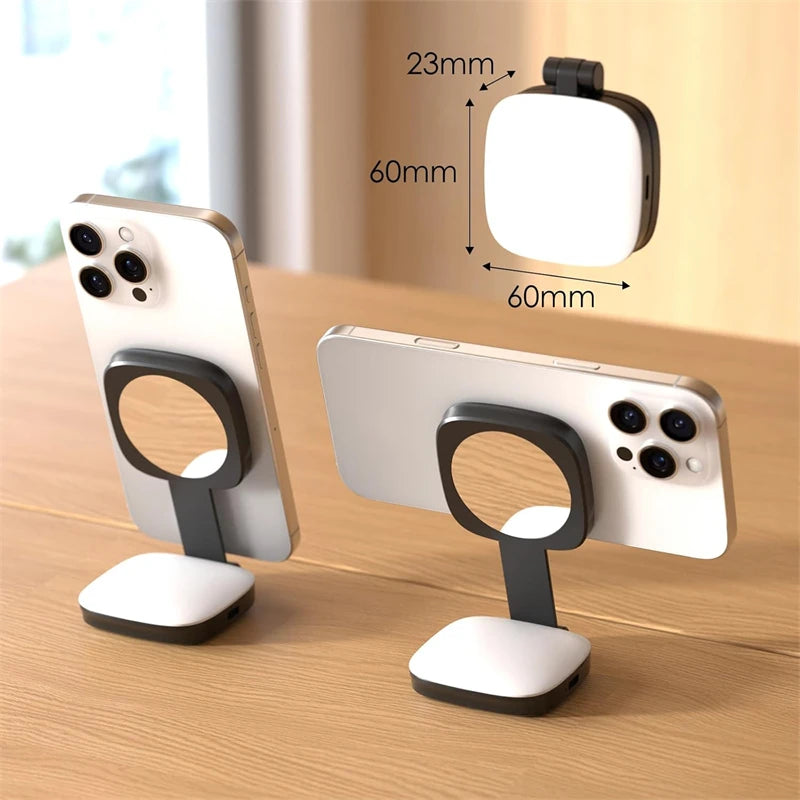 Magnetic Selfie Light & Mirror™