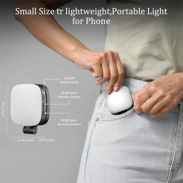 Magnetic Selfie Light & Mirror™