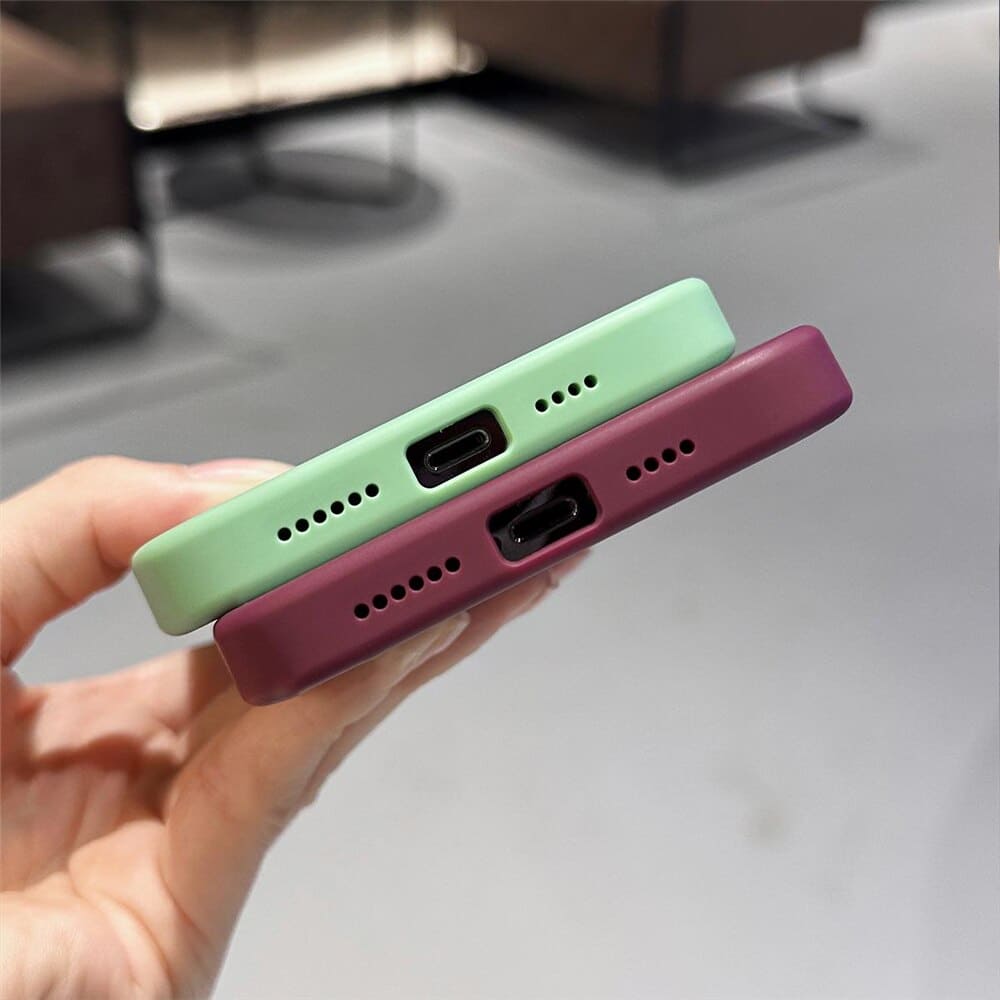 Transparent Cell Phone Holder + Lens Film Combo Cell Phone Case