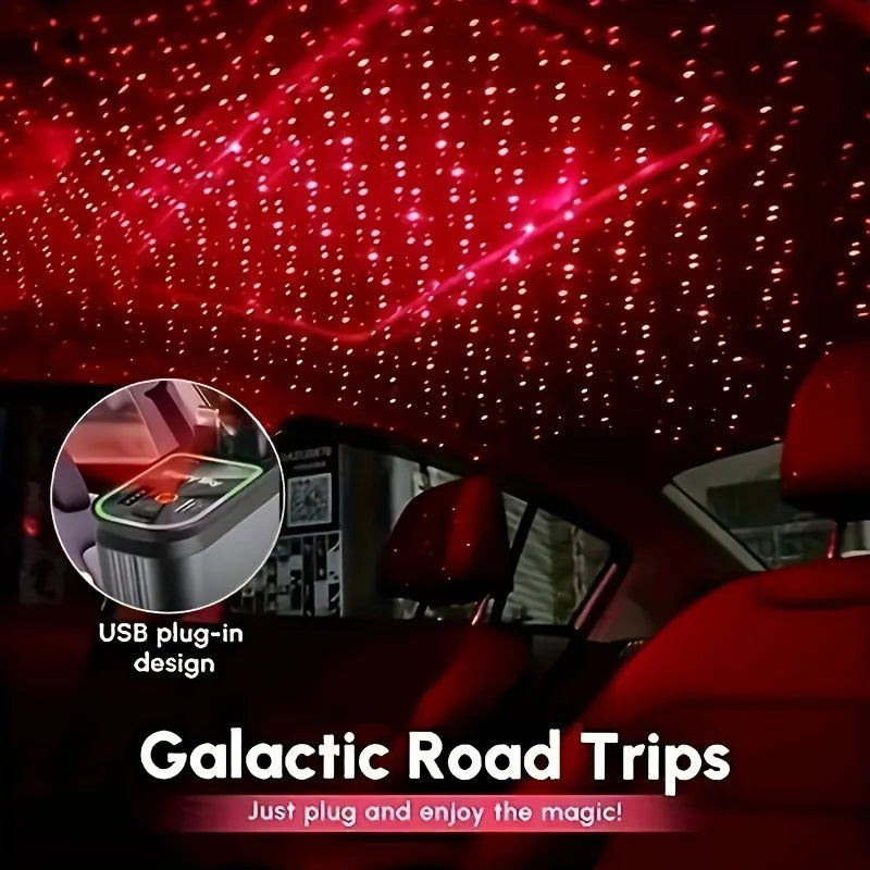 4in1 Retractable Car Charger with USB Roof Star