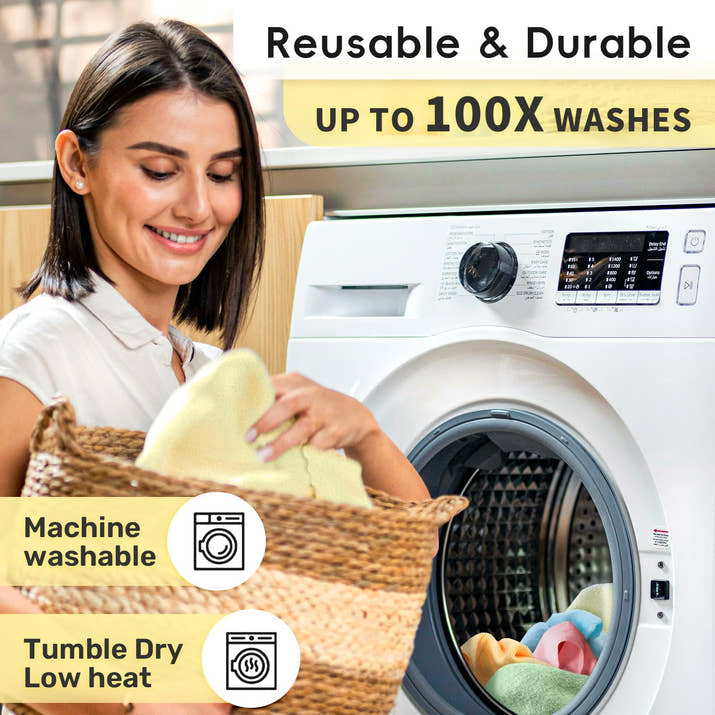 🧼🌀 Microfiber Cleaning Cloths Roll