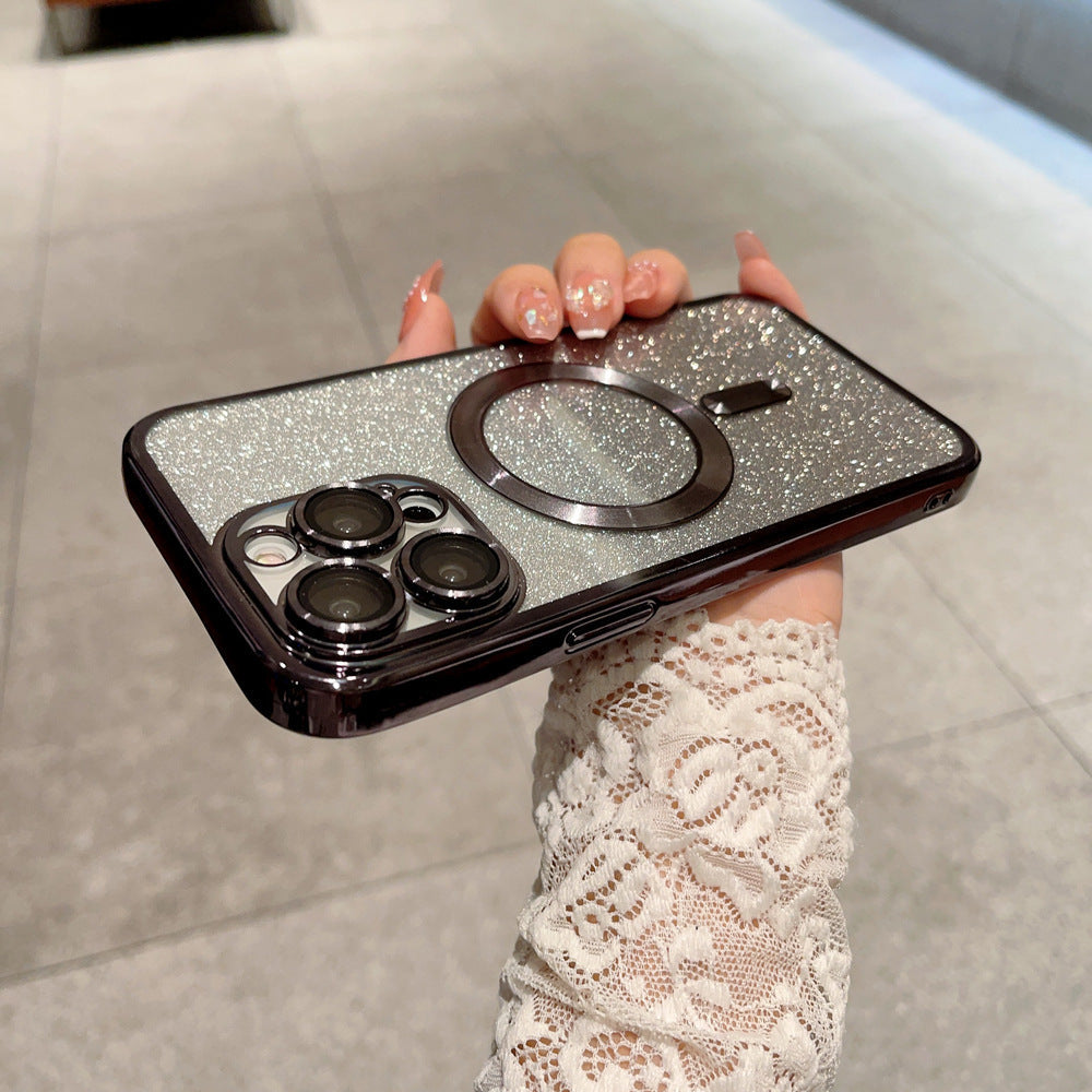 New Electroplated Glitter Lens Protector Case