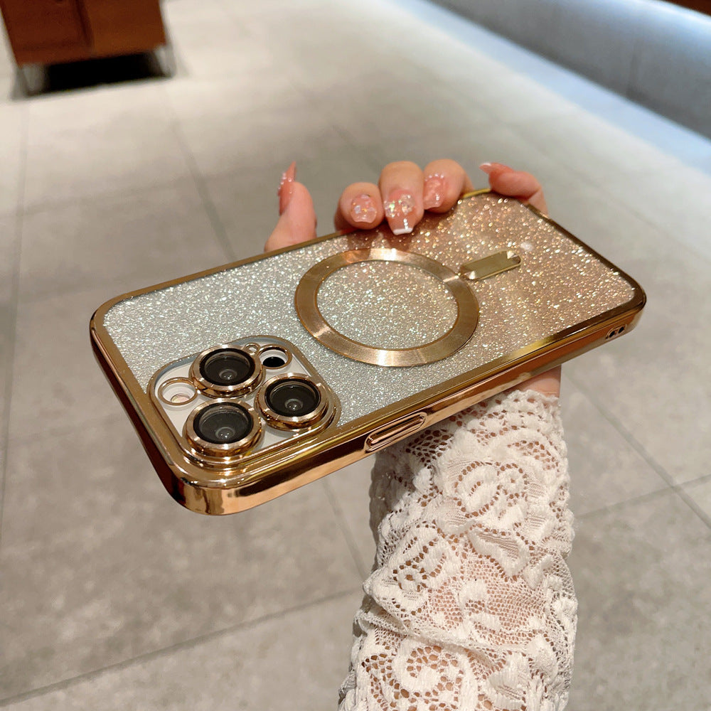 New Electroplated Glitter Lens Protector Case