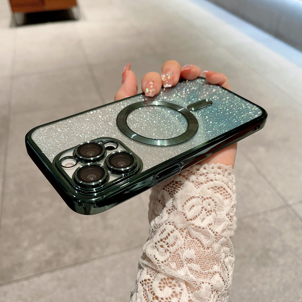 New Electroplated Glitter Lens Protector Case