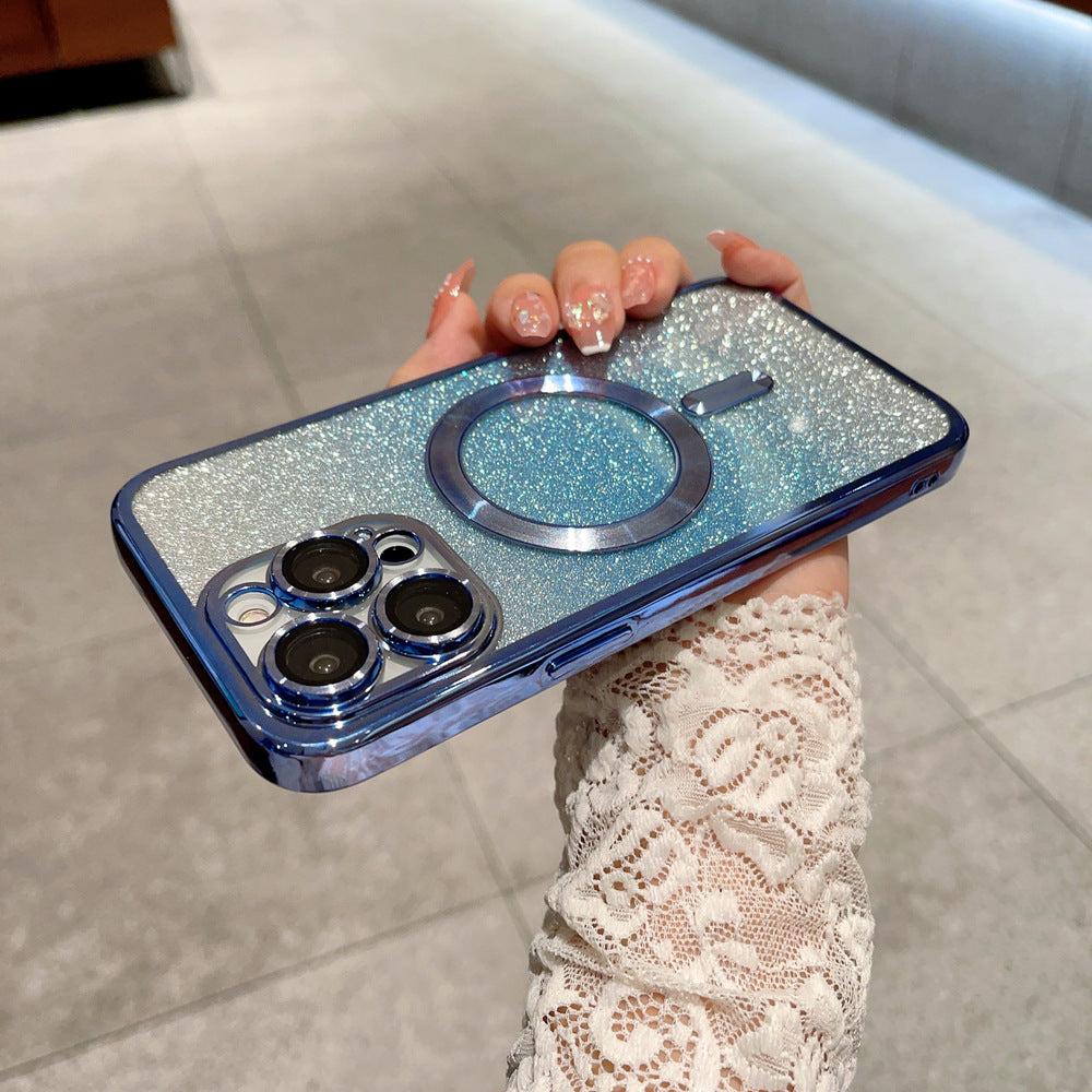 New Electroplated Glitter Lens Protector Case
