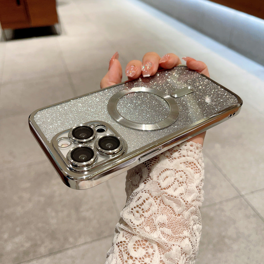 New Electroplated Glitter Lens Protector Case