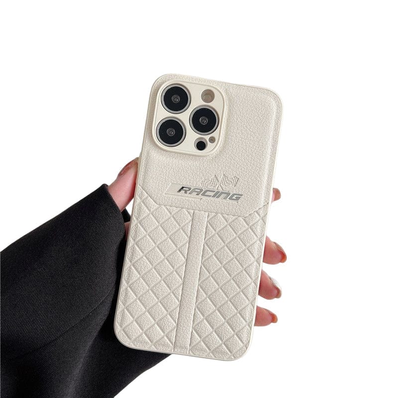 π Racing Element Leather Phone Case for IPHONE