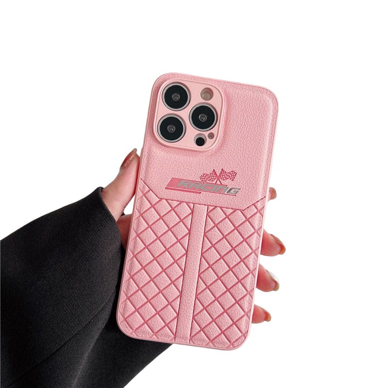 π Racing Element Leather Phone Case for IPHONE
