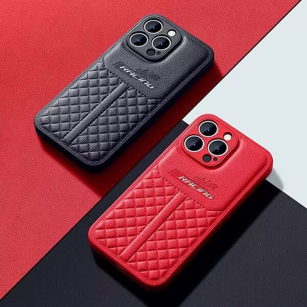 π Racing Element Leather Phone Case for IPHONE