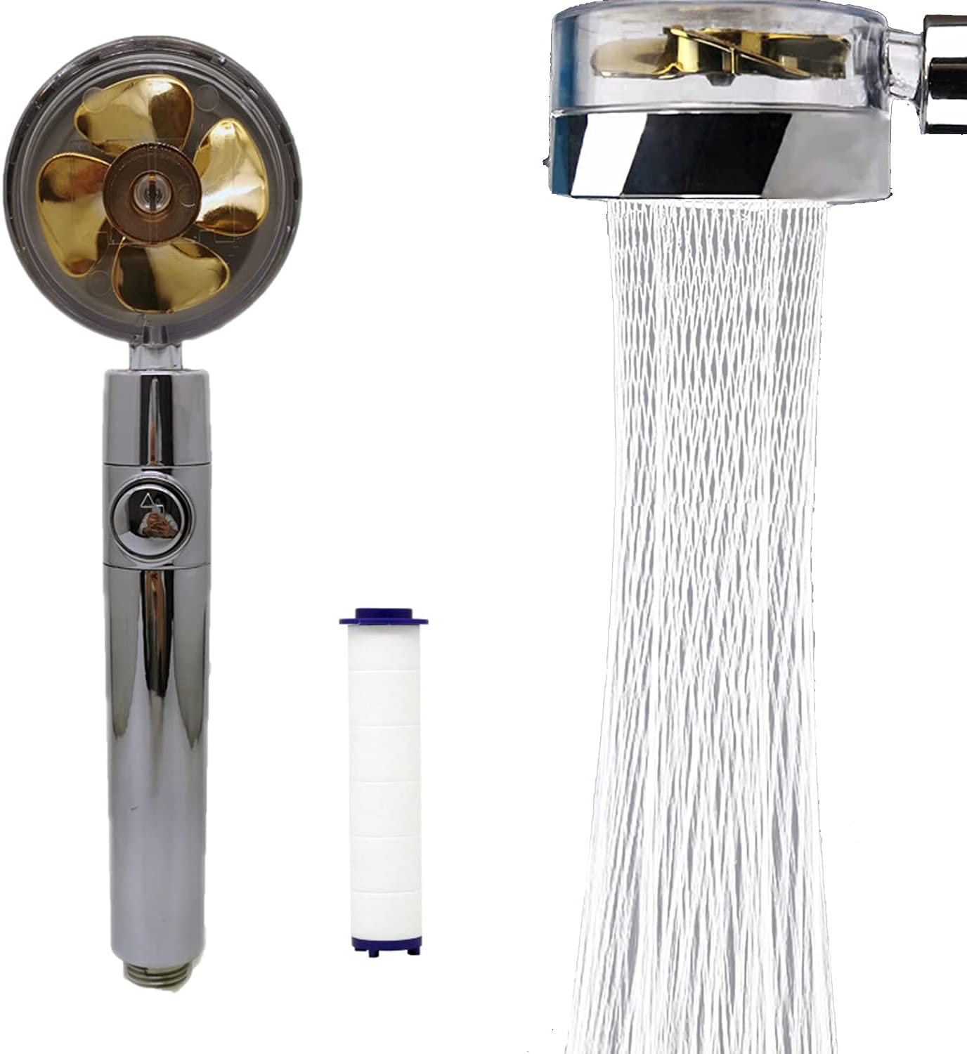 Propeller Driven Shower Head