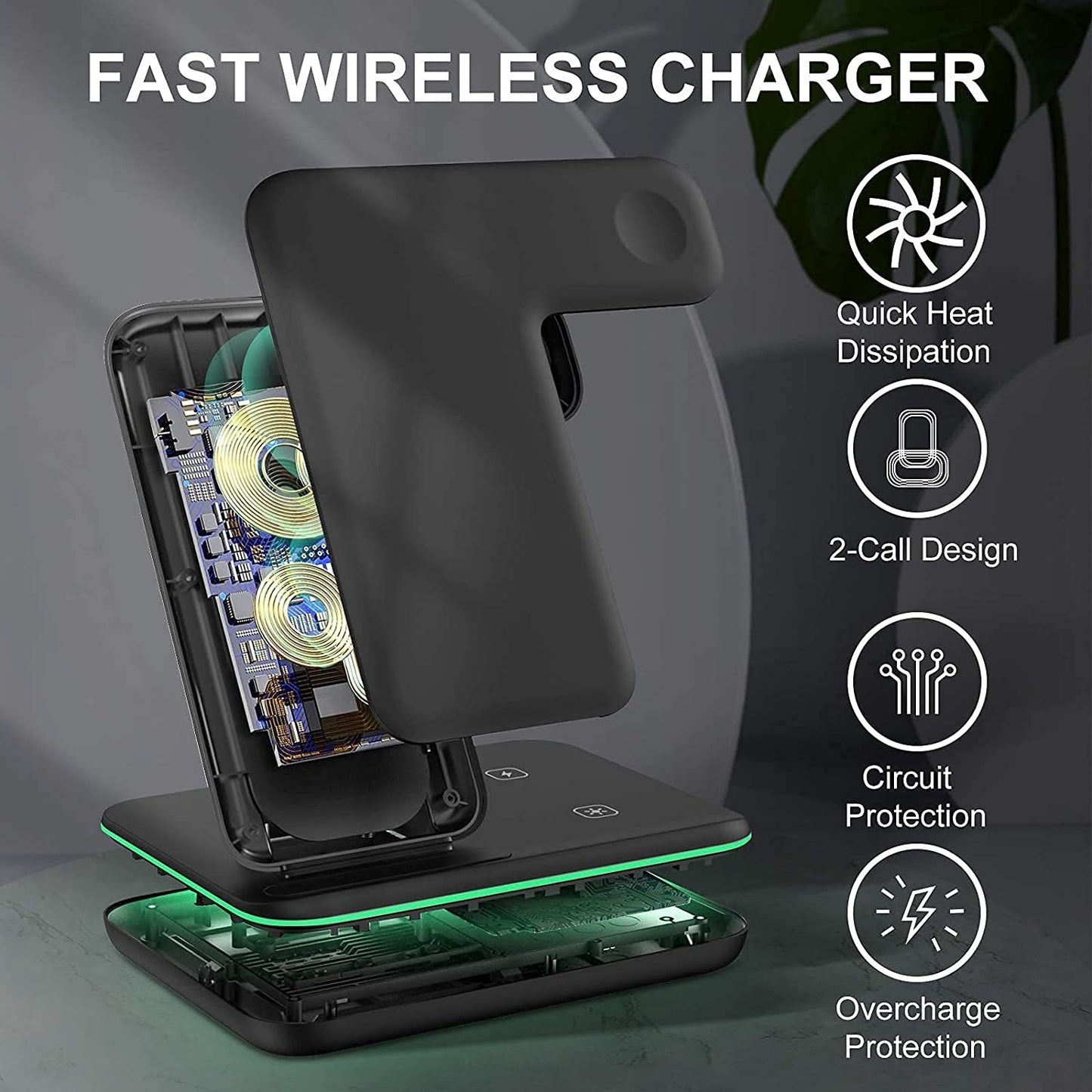 3 in 1 Wireless Charging Station
