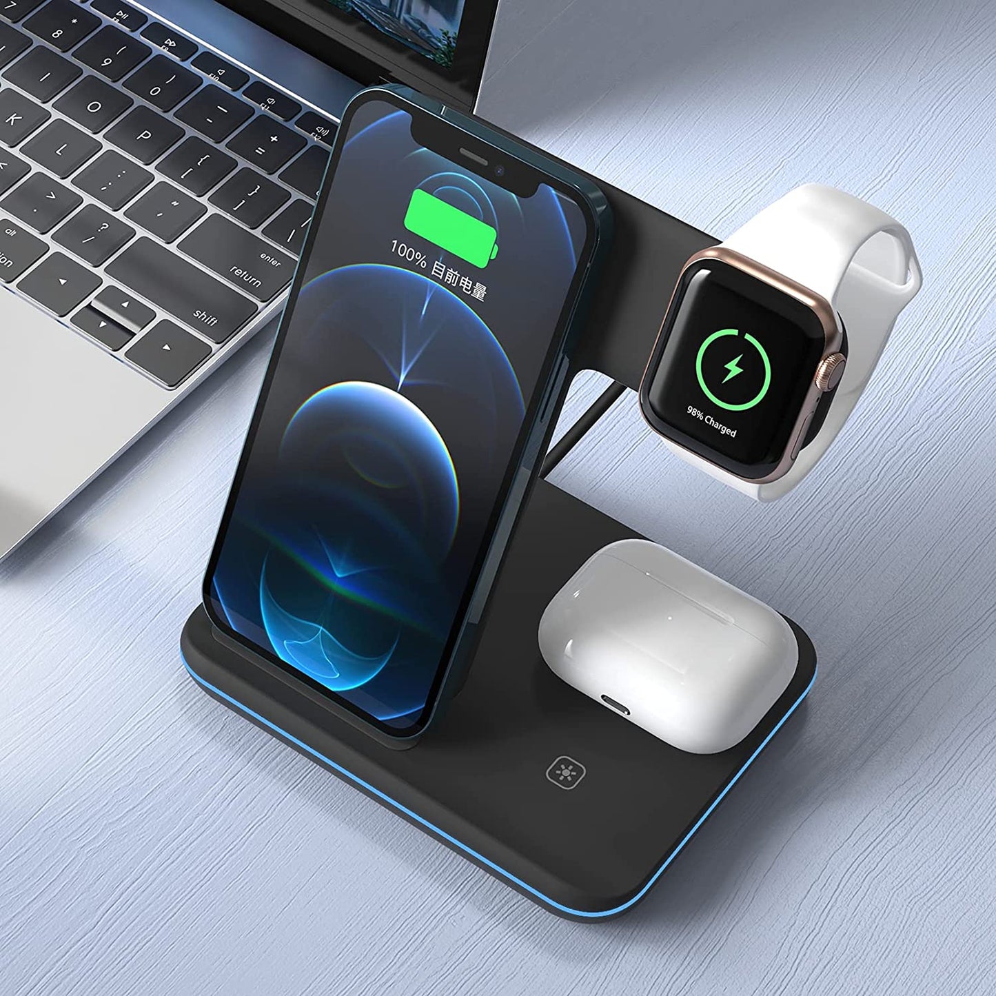 3 in 1 Wireless Charging Station