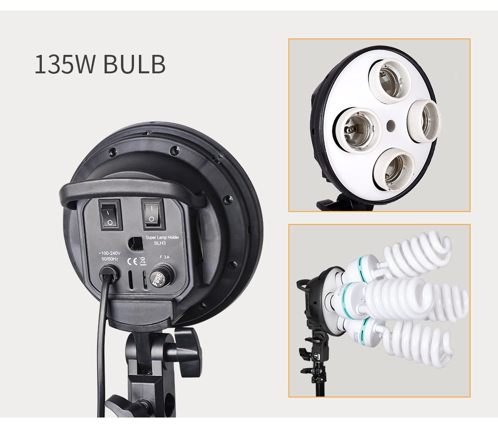 4 in 1 E27 Base Socket Light Lamp Bulb Holder Adapter