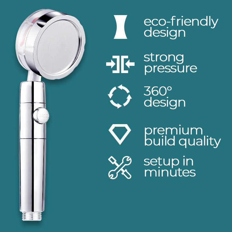 Propeller Driven Shower Head