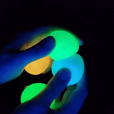 4pcs Luminous Sticky Wall Ball
