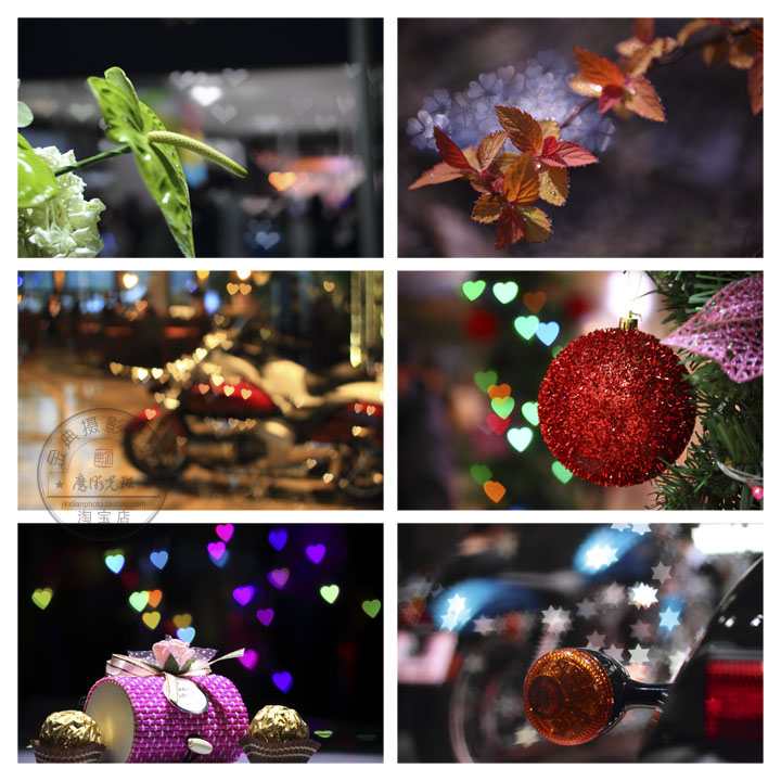 Bokeh Effect Lens Cap Cover Filter