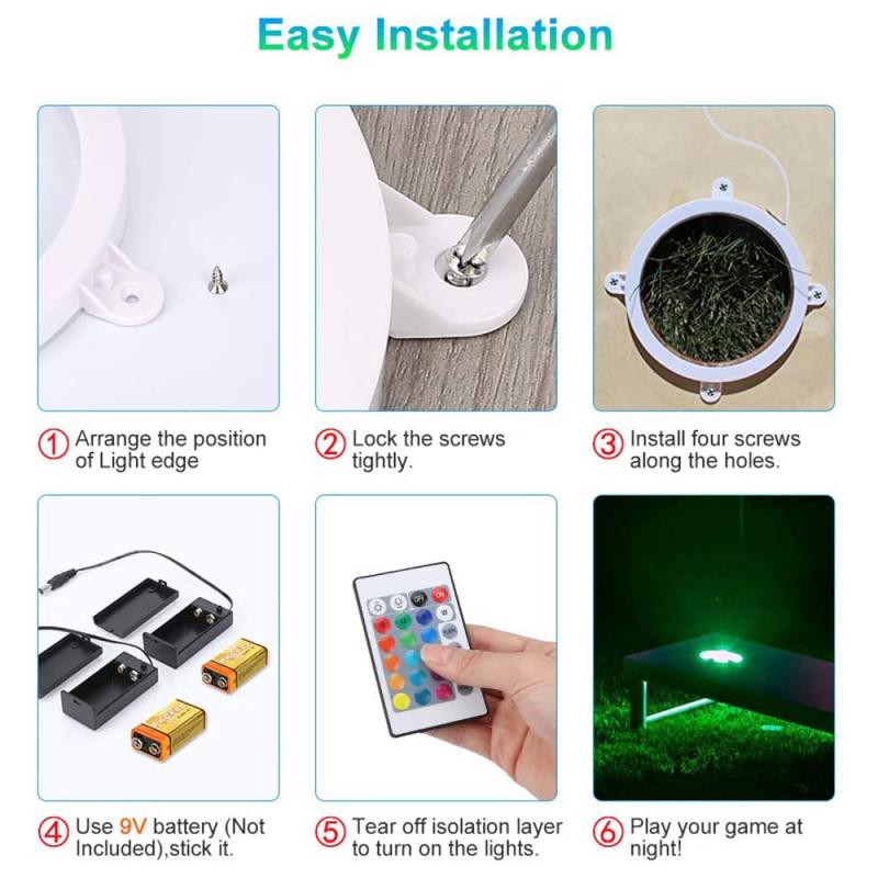LED Cornhole Lights