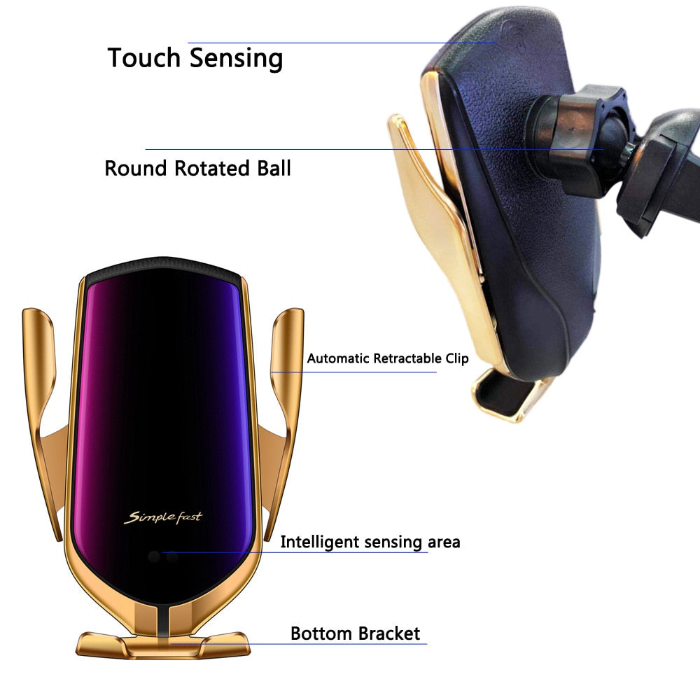 SimplyFast All-In-One Wireless Car Charger