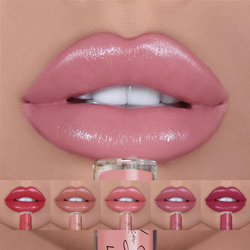 12 Colors Cream Texture Lipstick Waterproof