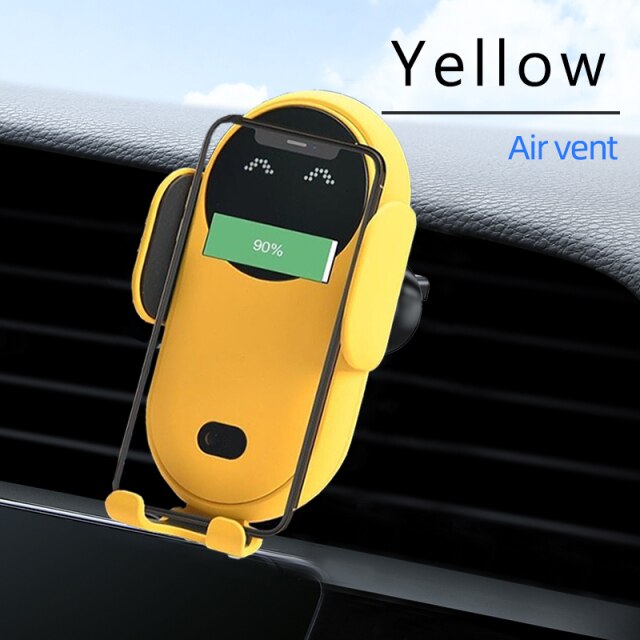 Universal Car Phone Holder & Super Fast Wireless 15W Qi Charge