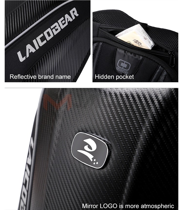 Carbon Fiber Motorcycle Helmet Bag