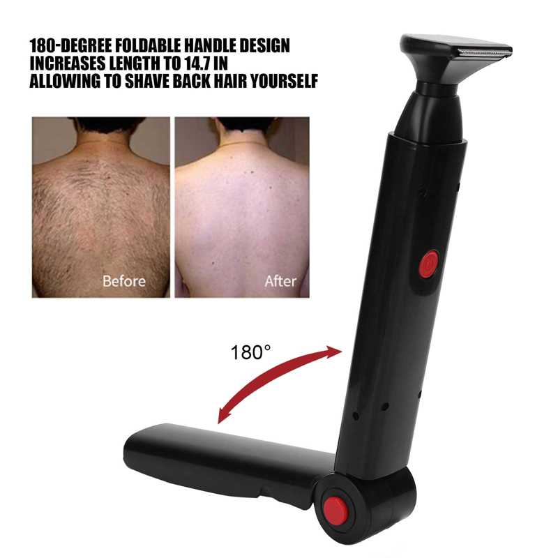 Electric Back Hair Shaver Trimmer