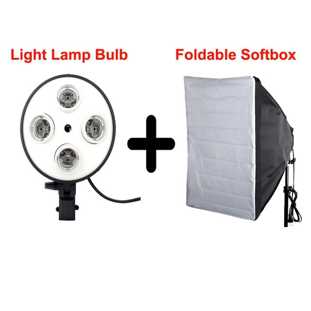 4 in 1 E27 Base Socket Light Lamp Bulb Holder Adapter