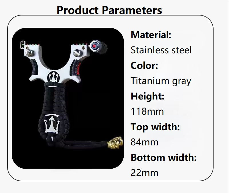 Slingshot with Laser Sight for Aiming
