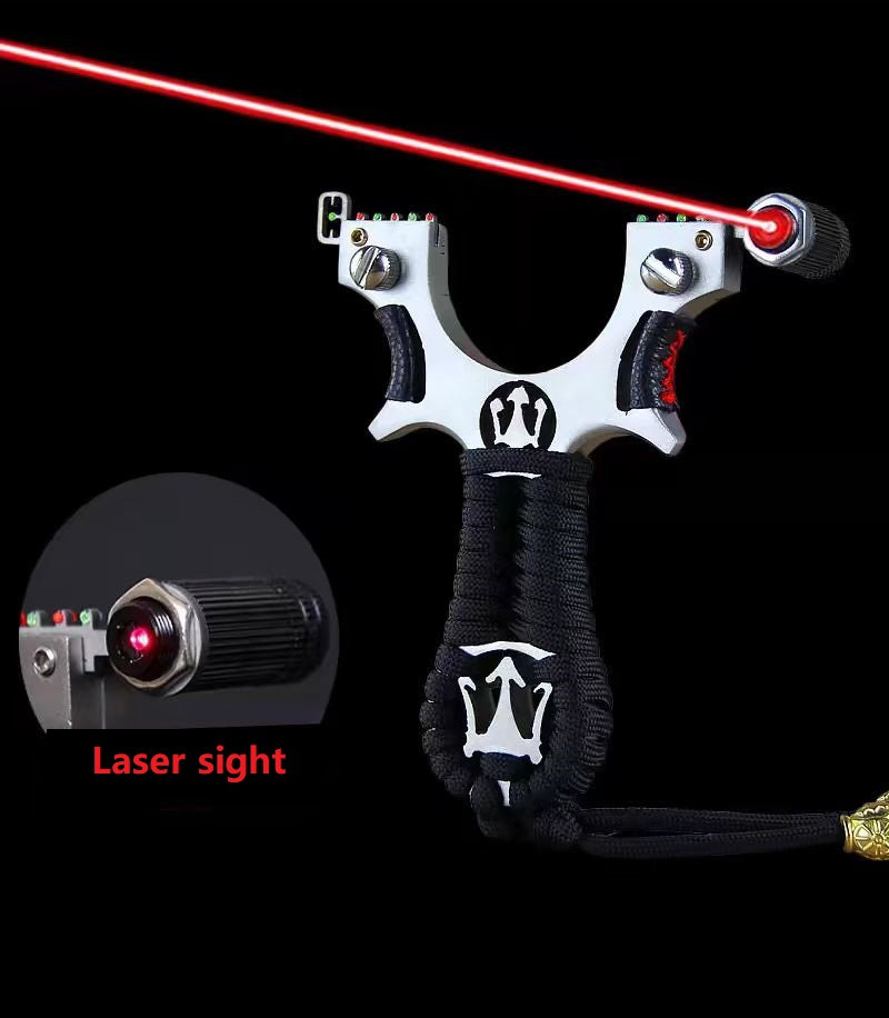 Slingshot with Laser Sight for Aiming