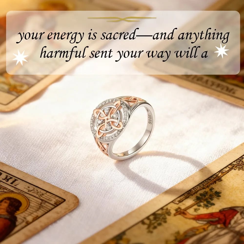 Handmade Witch’s Return-Knot Protection Ring