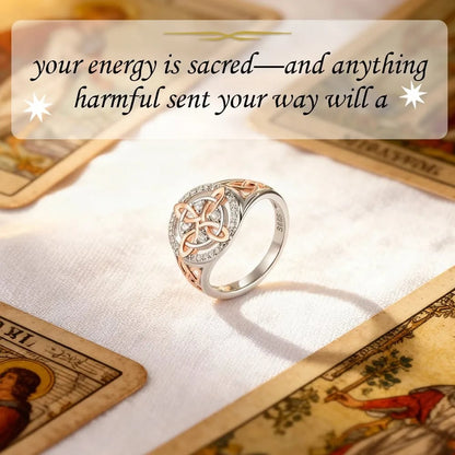 Handmade Witch’s Return-Knot Protection Ring