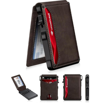 Men's RFID Slim Leather Wallet