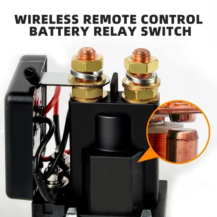 🔌WIRELESS REMOTE CONTROL BATTERY RELAY SWITCH