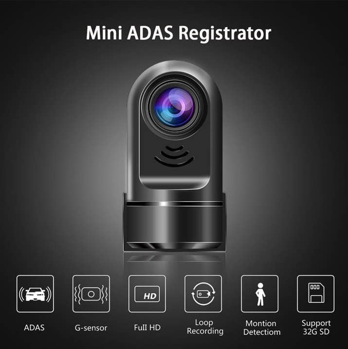 ADAS 360 DashCam + 16 GB Memory Card As a Gift