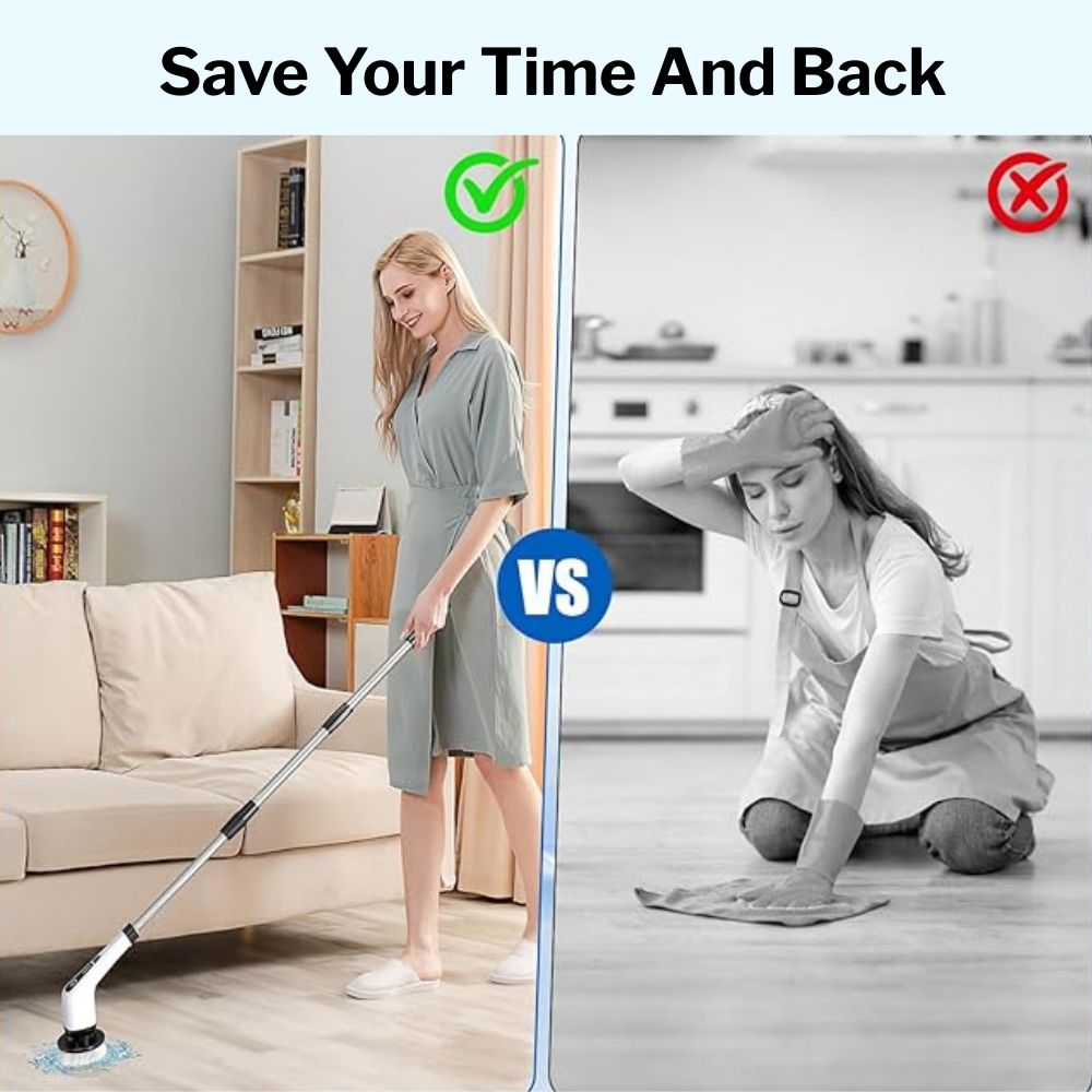 TurboClean™ 9-in-1 Electric Cleaning Brush