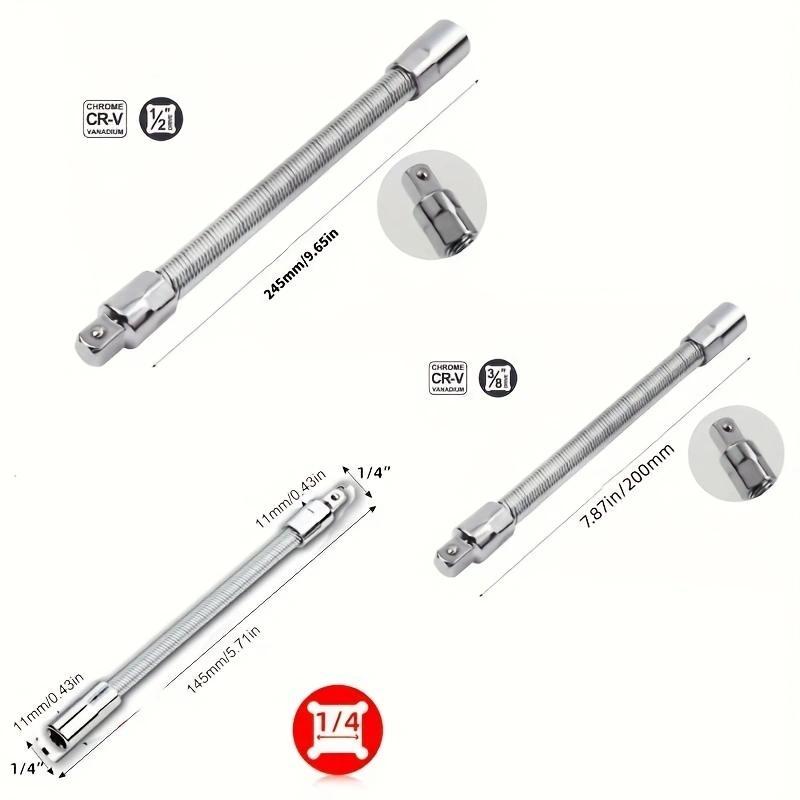 ZAHO™ Flexible Socket Extension Bar Set