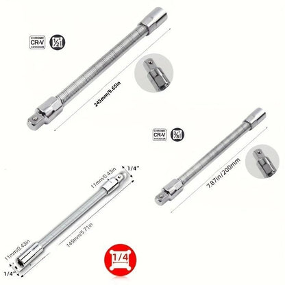 ZAHO™ Flexible Socket Extension Bar Set
