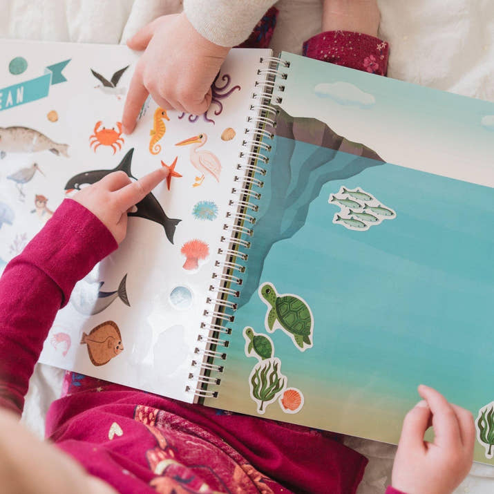 shuThe Sticker Book That Builds Attention Spans – A Hands-On Journey Through Nature
